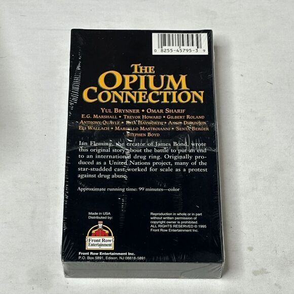 The Opium Connection (VHS 1995, Front Row Video) Brand New Sealed - Picture 2 of 6